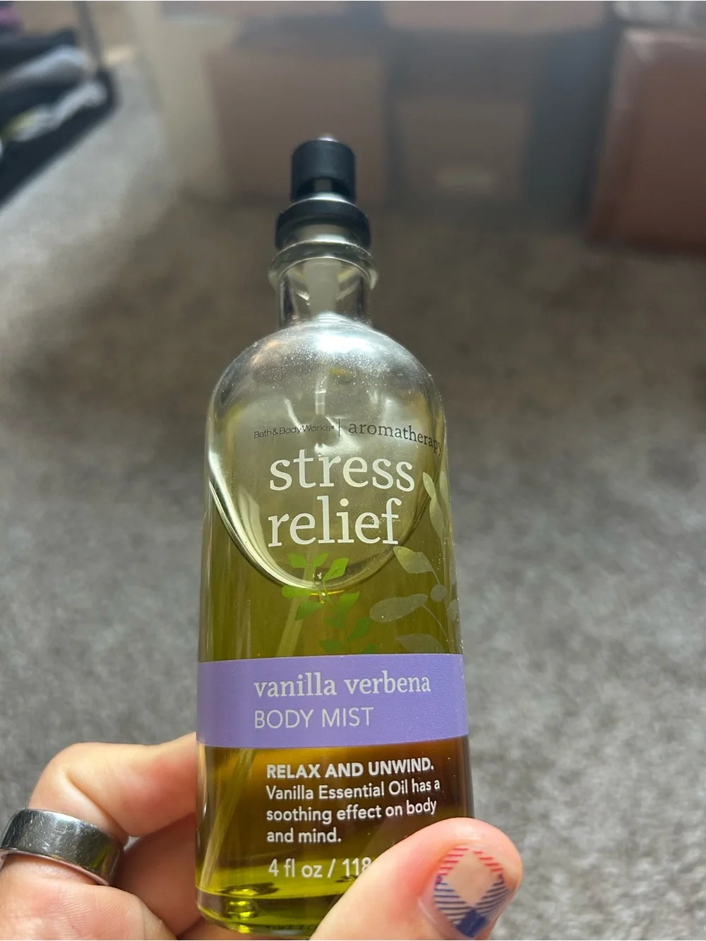 Bath & Body Works Pillow Mist - Warm Milk & Honey and stress relief Vanilla